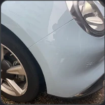 After: Molly Hirst bumper paint repair